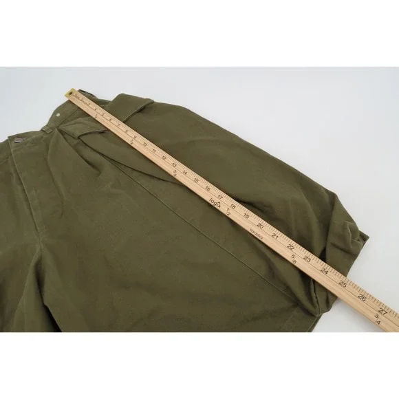 R13 Jesse Multipocket Short Womens 28 Regular Surplus Olive Herringbone US 8 New - Picture 16 of 16
